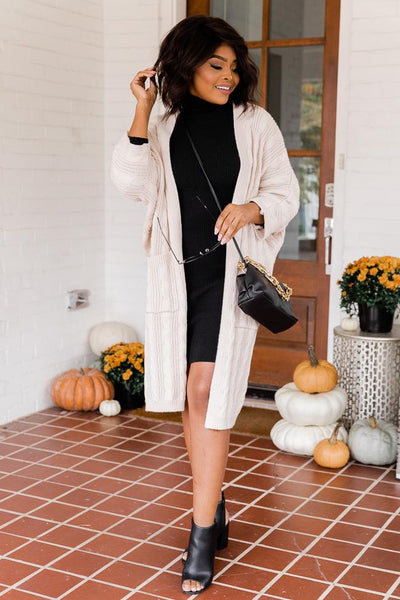 Everchanging Style Cream Duster Cardigan