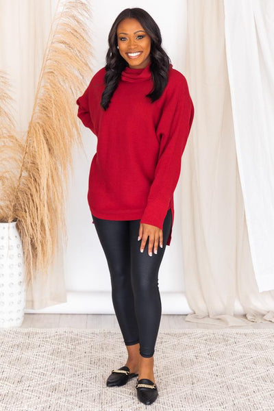 Destined For Success Red Sweater