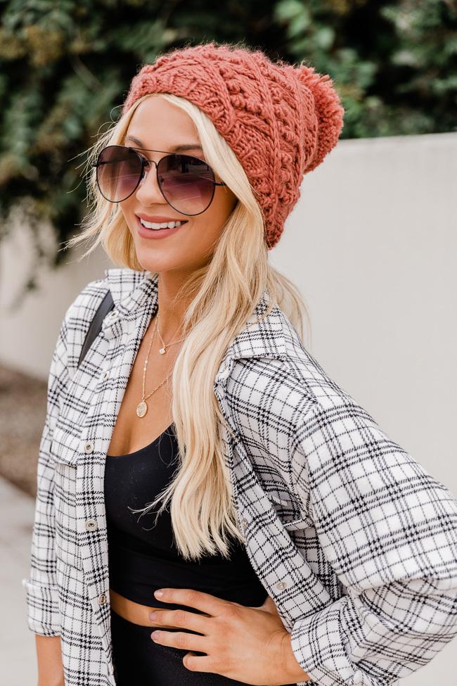 Real Life Fantasy Rust Beanie