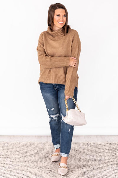 If You'll Love Me Mocha Sweater