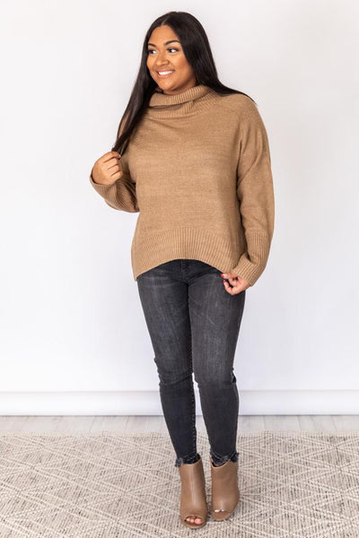 If You'll Love Me Mocha Sweater