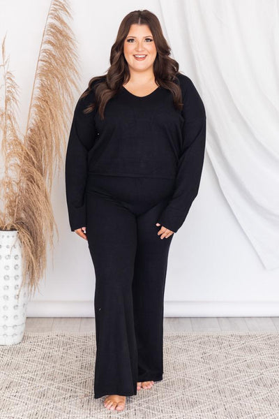 Future Goals Black Lightweight Sweater