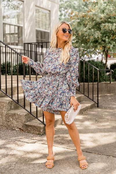 Authentic Style Green Floral Romper