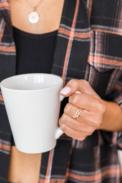 Similar Views Gold Knotted Ring