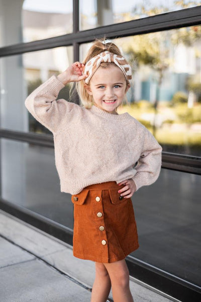 Nothing But A Dream Kids Taupe Sweater