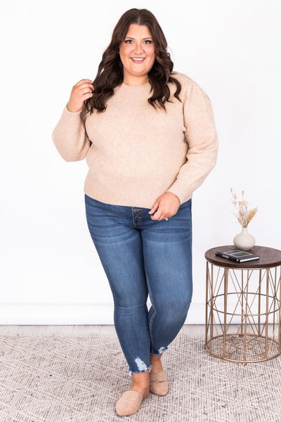 Nothing But A Dream Taupe Sweater