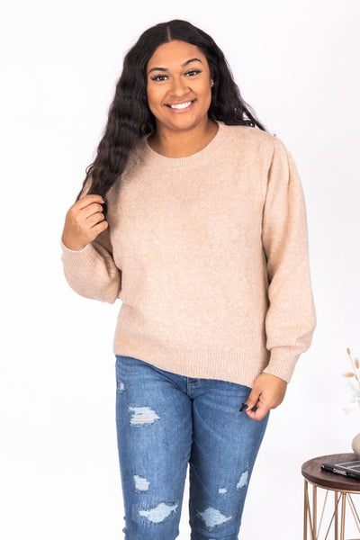 Nothing But A Dream Taupe Sweater