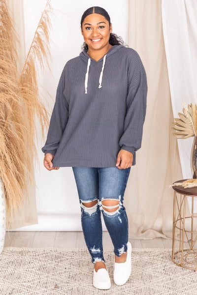 Look For Inspiration Charcoal Pullover