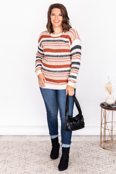 Every Sunday Multi Striped Sweater