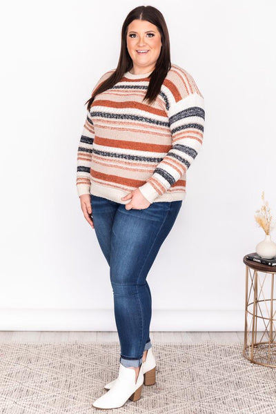Every Sunday Multi Striped Sweater