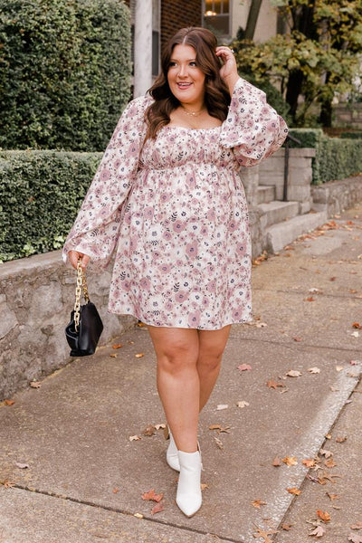 Exact Timing Taupe Ruched Bust Mini Dress
