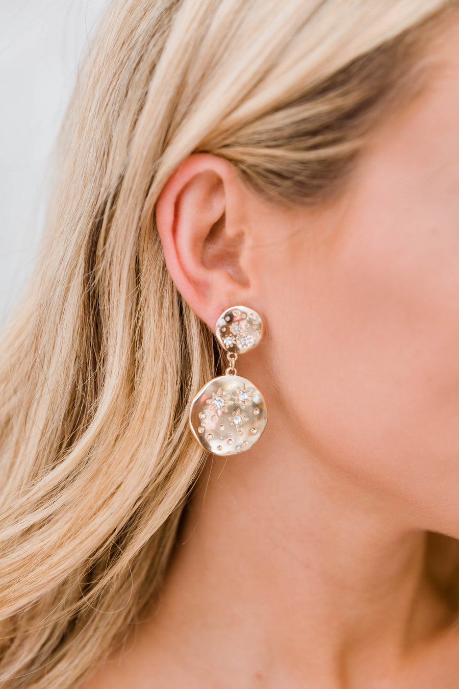 Celestial Summer Wish Earrings Gold