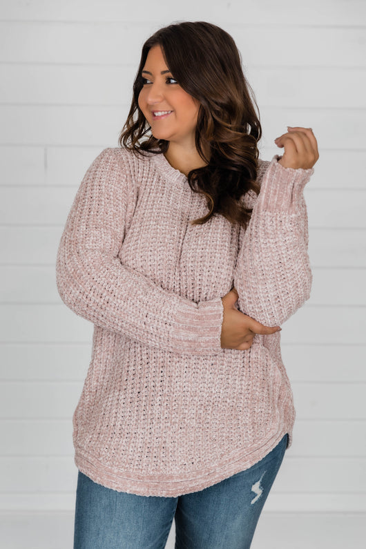 Faithful To My Heart Taupe Sweater