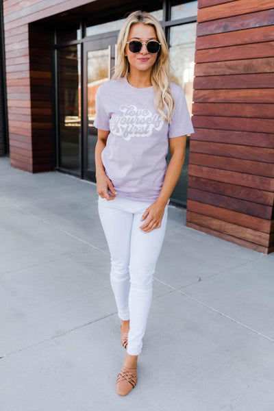 Love Yourself First Graphic Tee