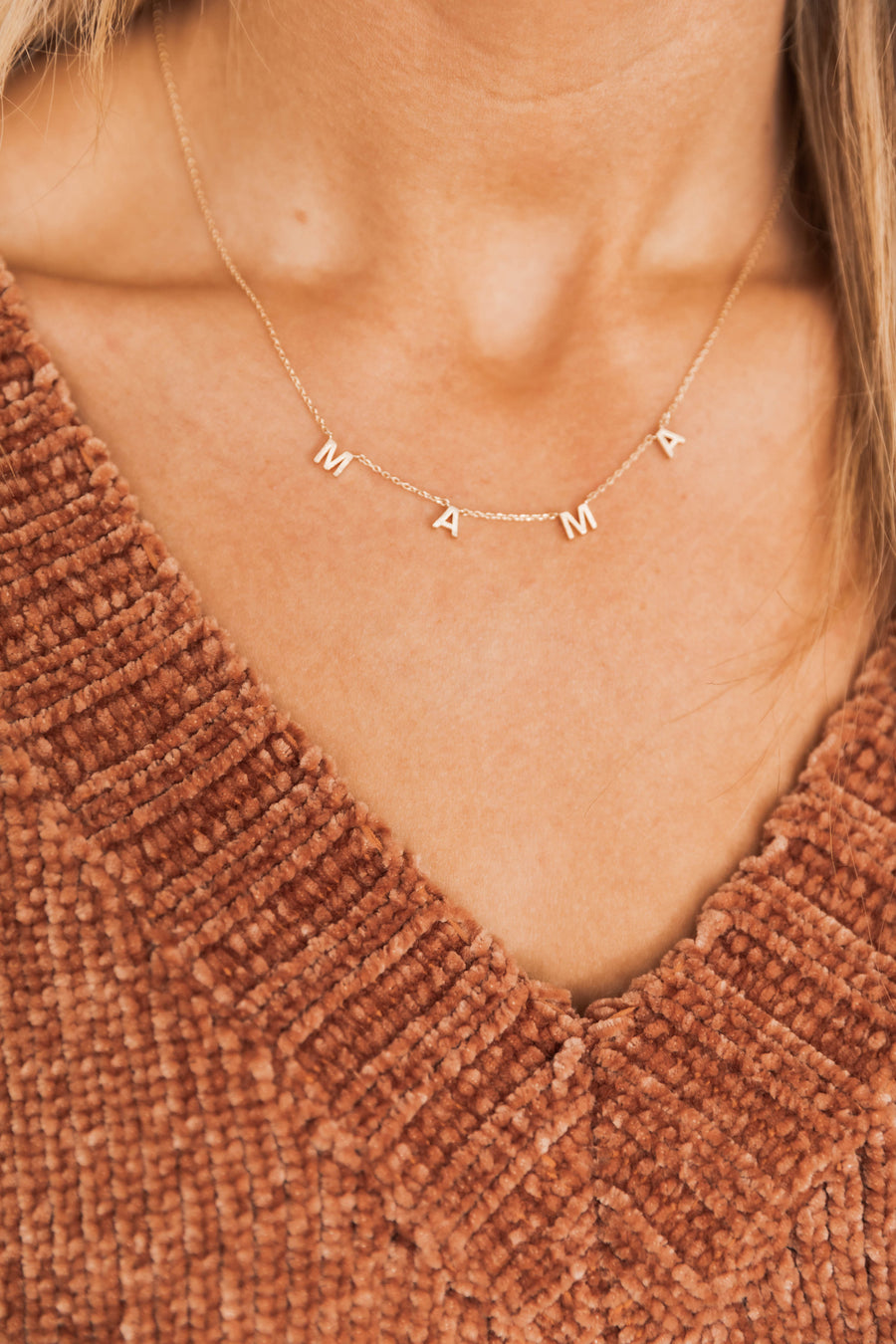 Grateful For You Gold Mama Necklace
