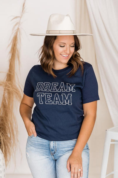 Dream Team Navy Graphic Tee Shirt