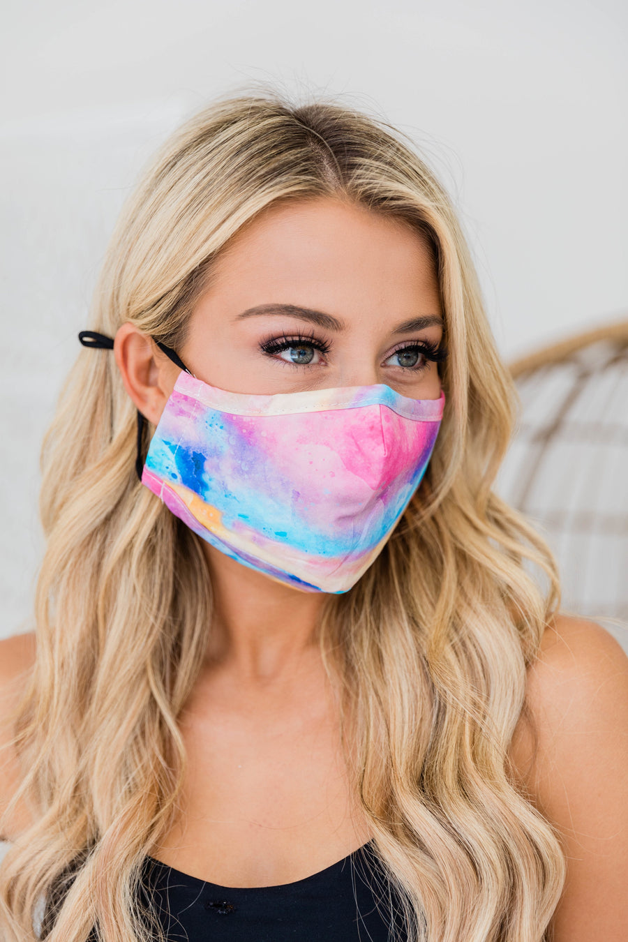 Effortless Style Tie Dye Face Mask