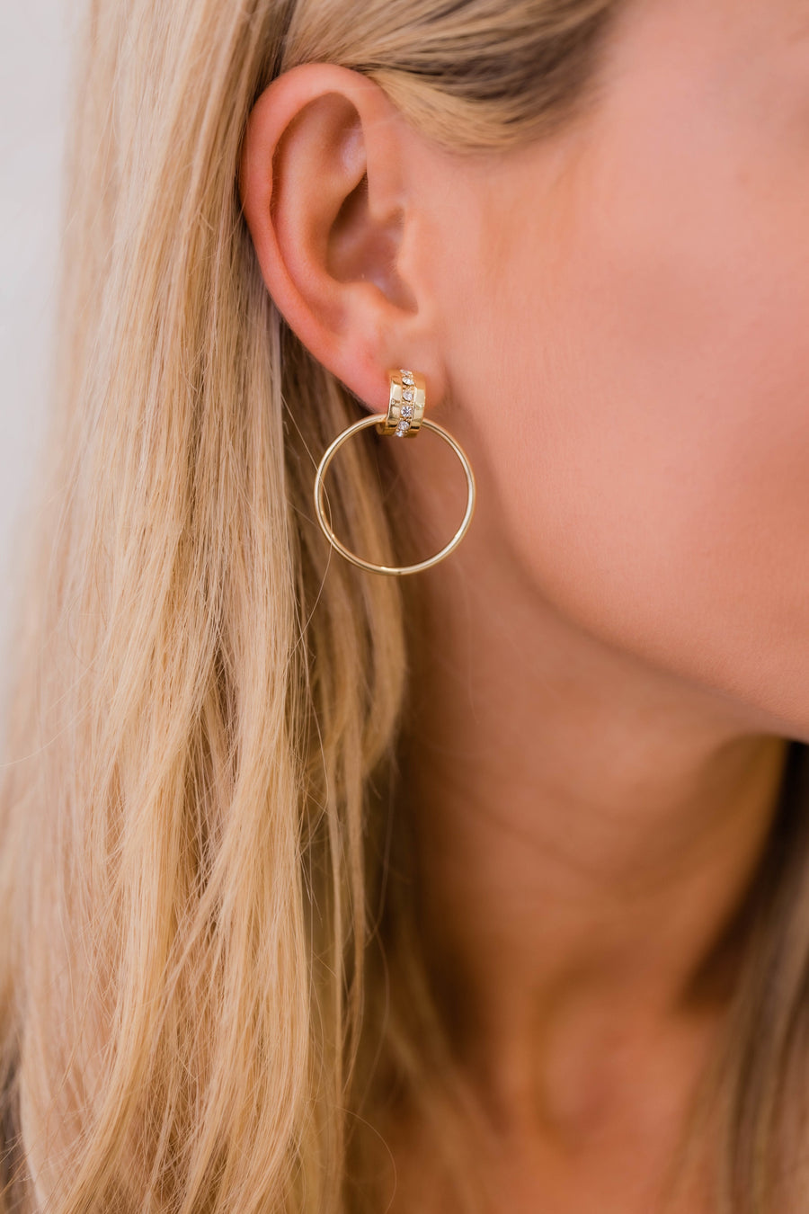My Time To Shine Hoop Earrings Gold