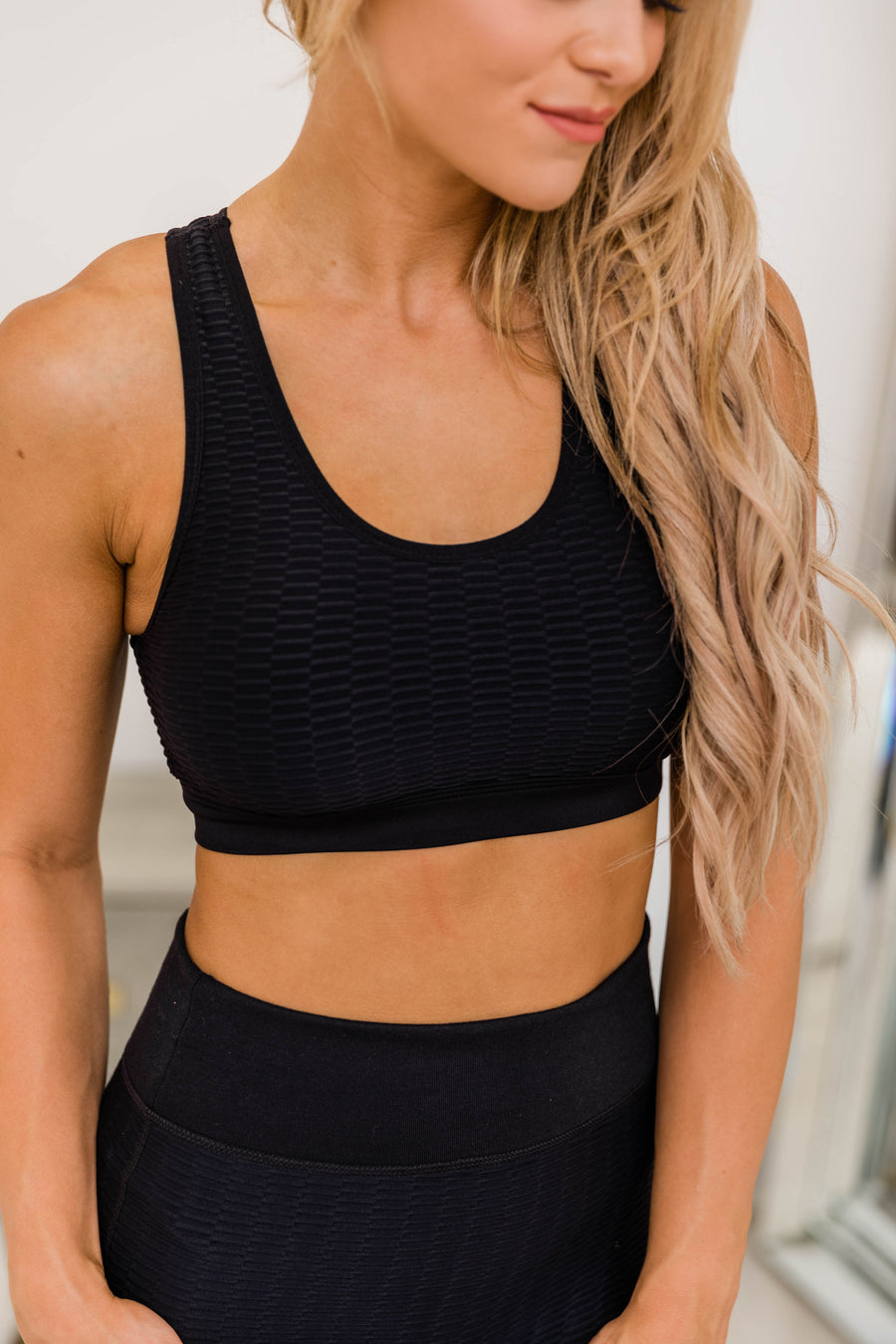 Move To The Beat Black Sports Bra FINAL SALE