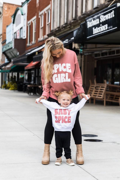 Spice Girl Mauve Graphic Sweatshirt