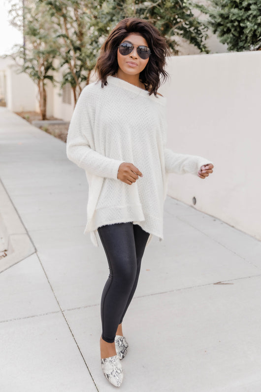 Uncomplicate My Life Ivory Pullover