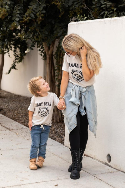Baby Bear Toddler Graphic Heather Dust Tee
