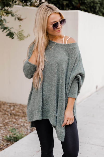 Uncomplicate My Life Olive Pullover