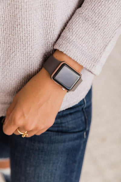 Arrive In Time Cocoa Watch Band