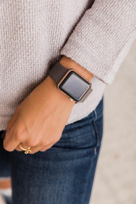 Arrive In Time Cocoa Watch Band