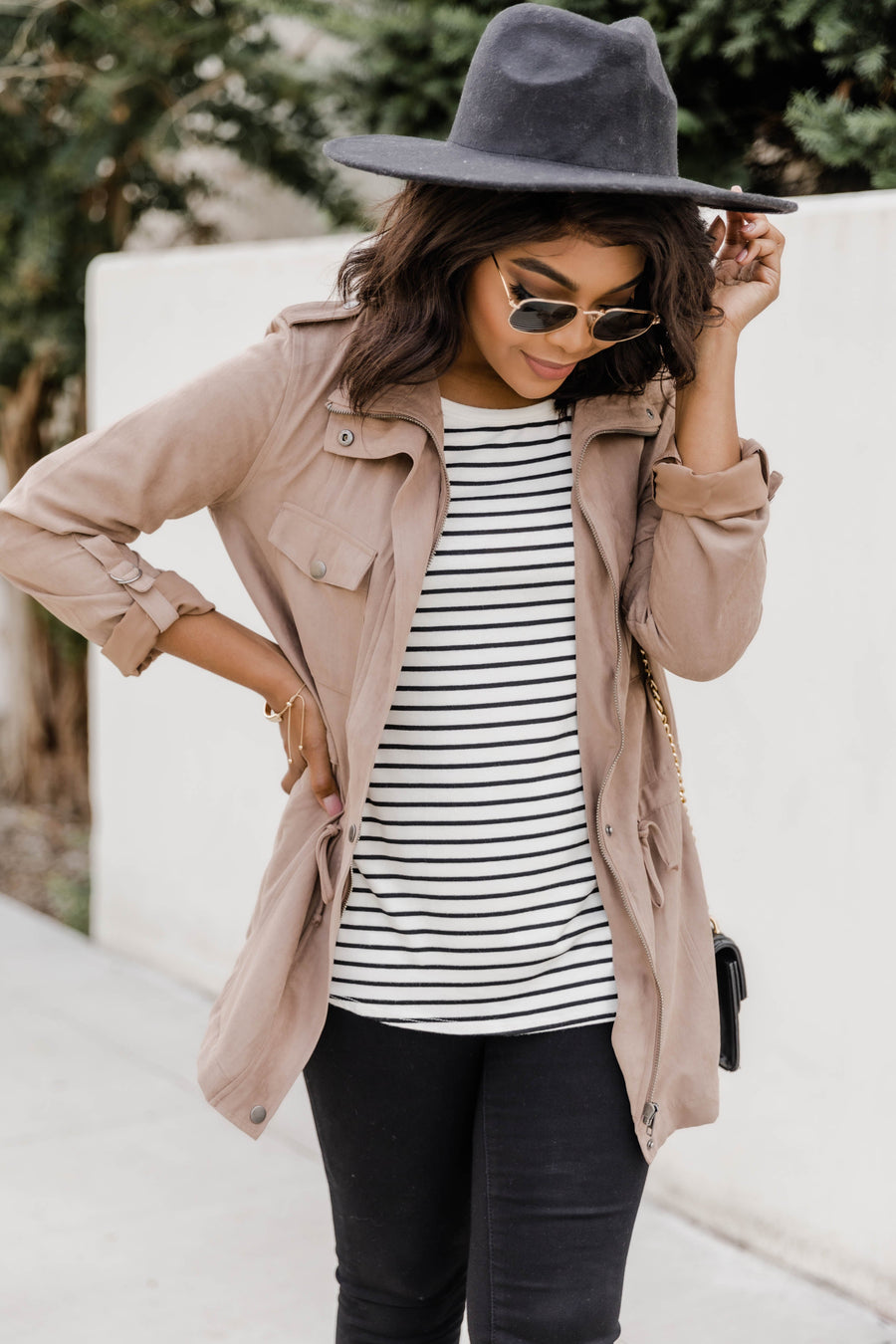 Spark An Interest Cargo Beige Jacket