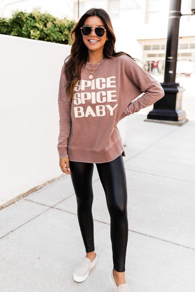 Spice Spice Baby Rust Graphic Sweatshirt