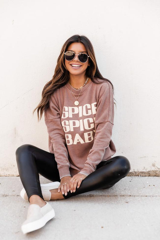 Spice Spice Baby Rust Graphic Sweatshirt