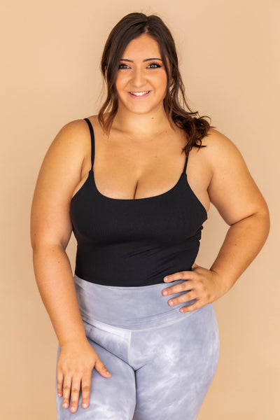 Let's Seize The Day Black Bra Top
