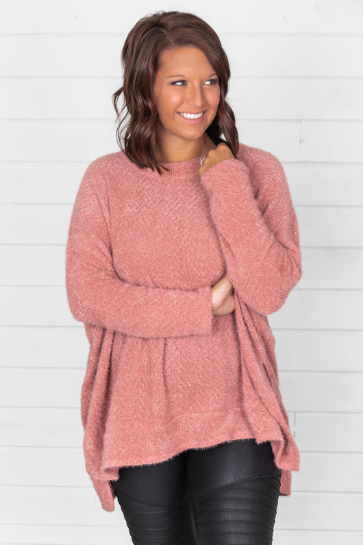 Uncomplicate My Life Rose Pullover