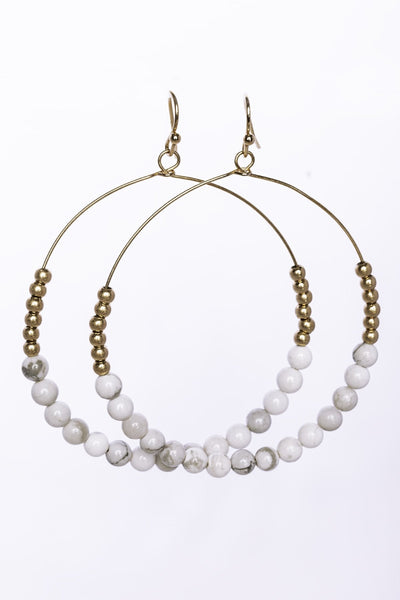 In The Reflection Beaded Earrings