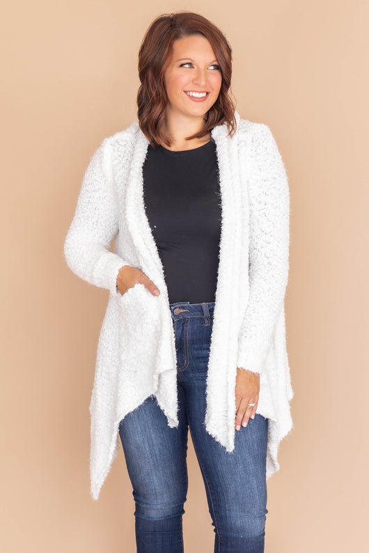 Heart Set On You Popcorn Ivory Cardigan