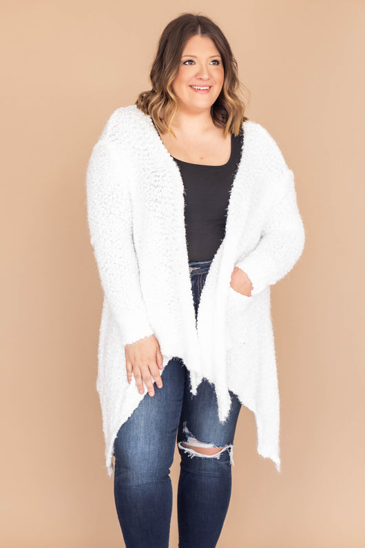 Heart Set On You Popcorn Ivory Cardigan