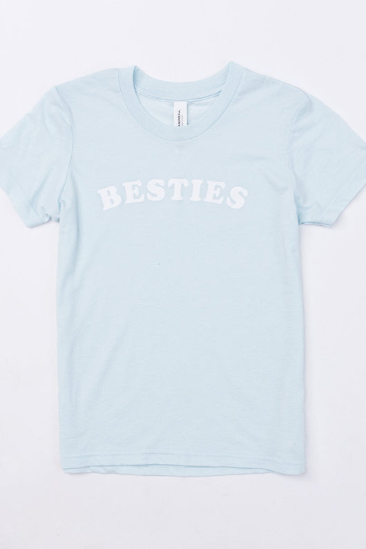 Besties Graphic Baby Light Blue Tee