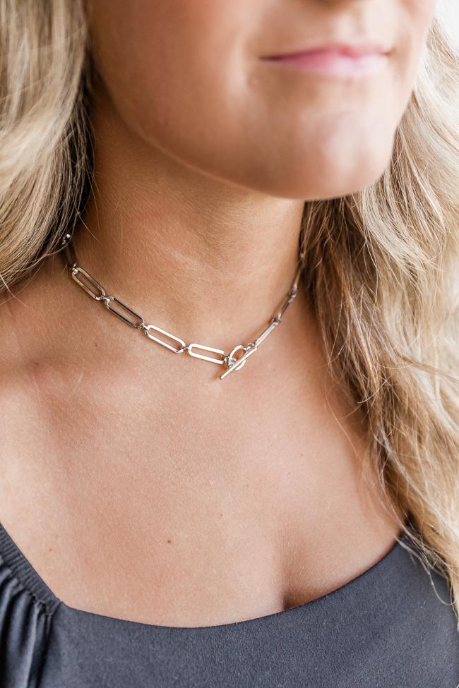 Same Intentions Silver Necklace