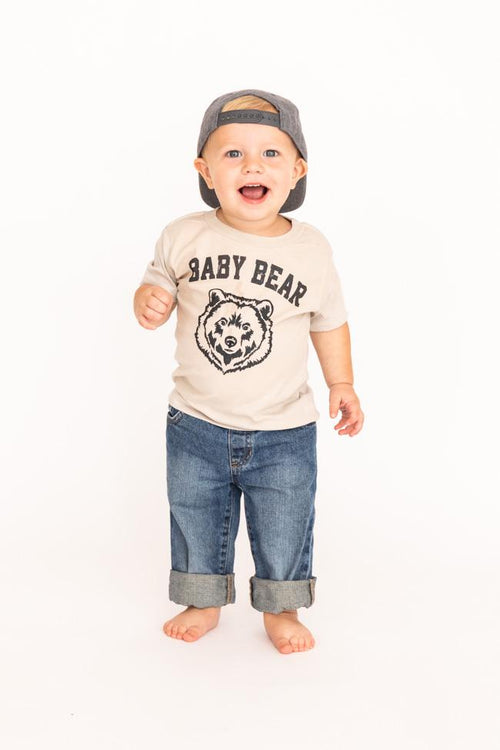 Baby Bear Toddler Graphic Heather Dust Tee