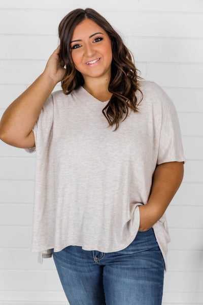 A Glorious Time Blouse Oatmeal