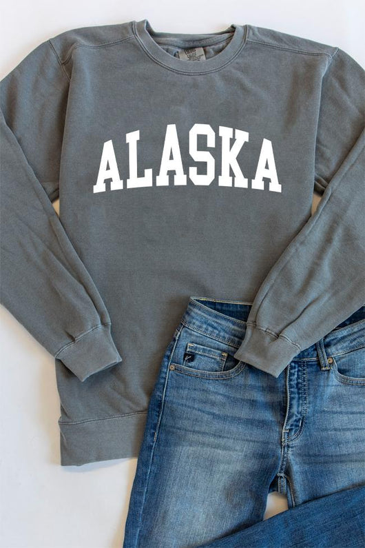 State Graphic Light Grey Sweatshirt