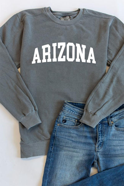 State Graphic Light Grey Sweatshirt