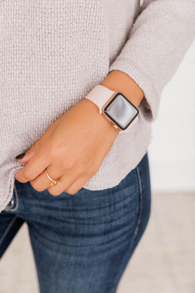 Arrive In Time Pink Watch Band