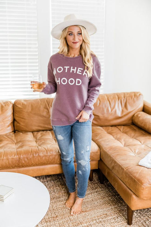 Motherhood Shady Mauve Graphic Sweatshirt