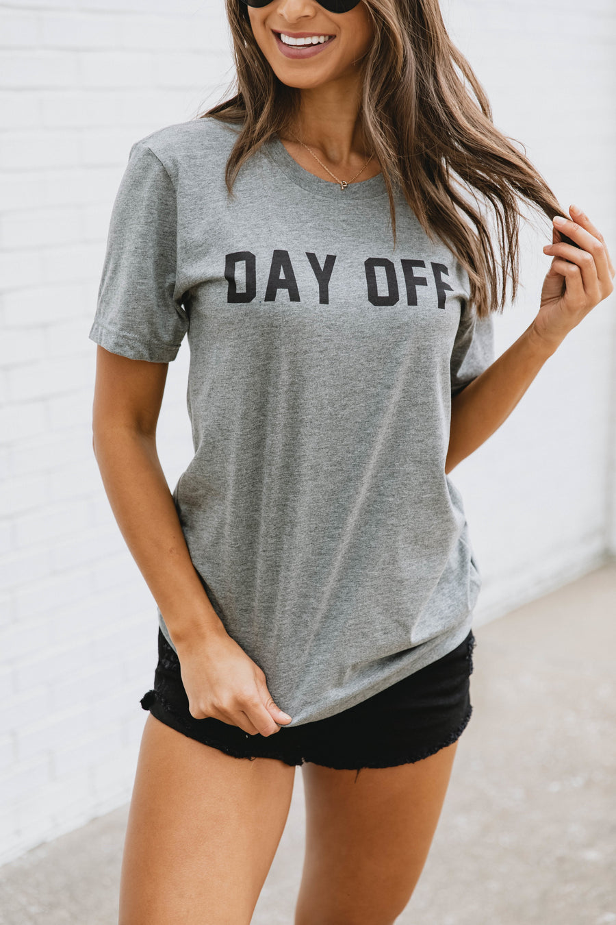 Day Off Grey Graphic Tee