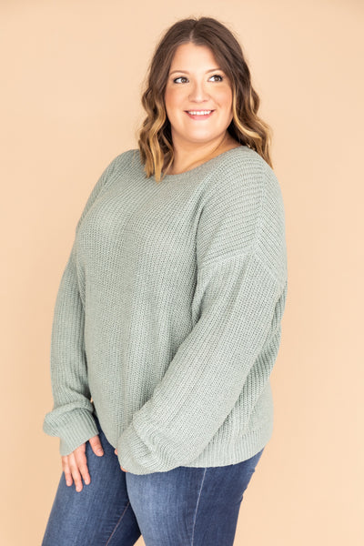 Dreaming At Dusk Sweater Sage