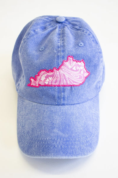 State Outline Applique Baseball Cap