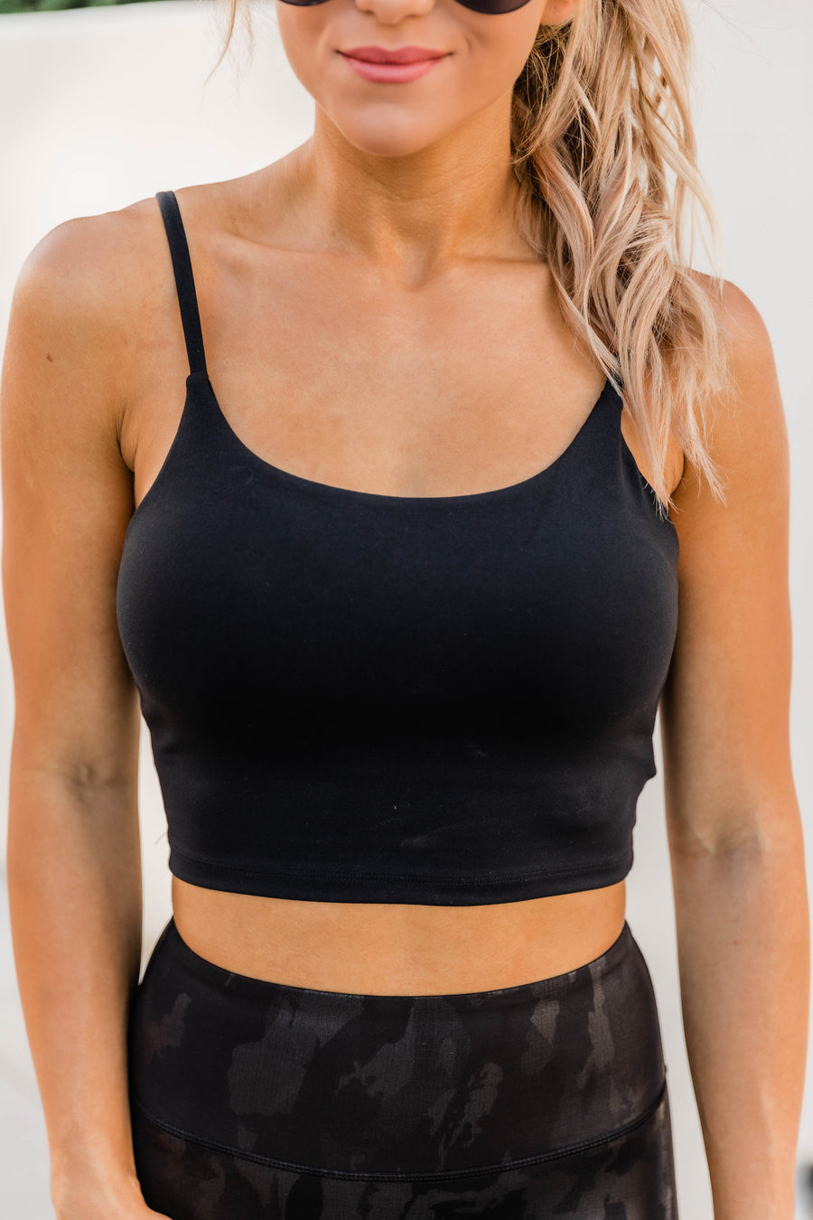 Let's Seize The Day Black Bra Top