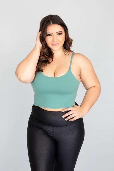 Let's Seize The Day Green Bra Top
